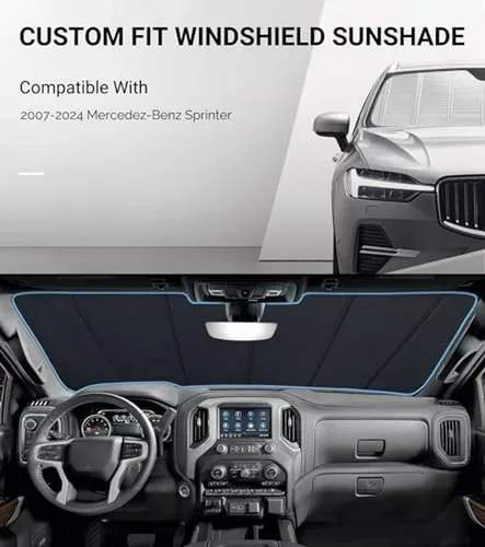 Protector Solar Para Parabrisas Mercedez-benz Sprinter Refle
