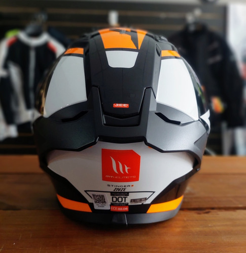 Casco Integral Mt Stinger 2 Zivze B4 Fluor Brillo-allmotors