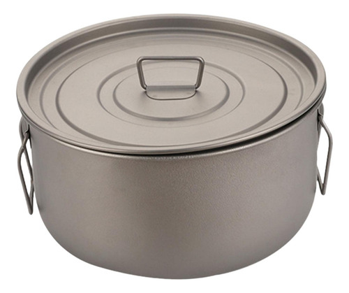 Olla Y Sartén De Titanio De 1,8 L Con Mango Plegable,