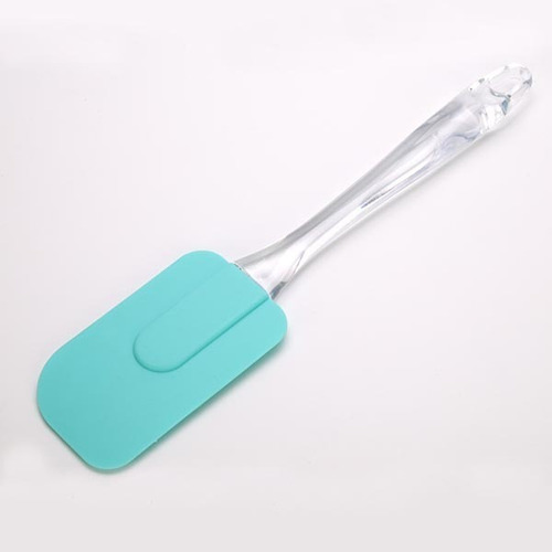Imagen 4 de 5 de Espátula Silicona Mango Acrilico Reposteria 25cm Excelente