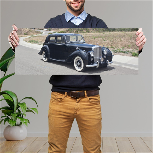 Cuadro 30x80cm Auto 1946 Bentley Mark Vi 41542 2