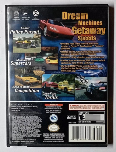 Need For Speed Hot Pursuit 2 Nintendo Game Cube Retromx (Usado)