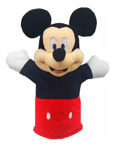 Juguete Titere Mano Plush Mickey Minnie Disney Babymovil