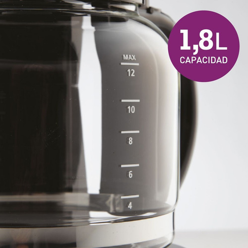 Imagen 3 de 10 de Cafetera Por Goteo Digital Timer 1.8l Peabody Pe-ct4207 Full