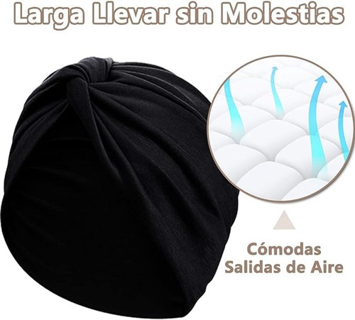 3 Piezas De Gorro Turbante Para Mujer, Turbantes