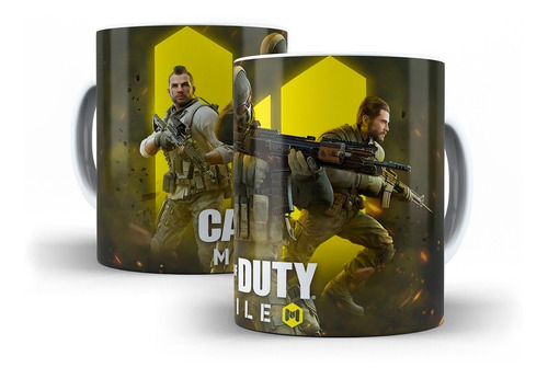Caneca Call Of Duty Mobile 325ml Cerâmica + Caixa Presente