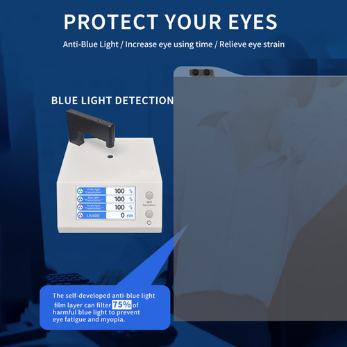 Pantalla De Computadora Con Luz Azul O Filtro De Luz Azul De