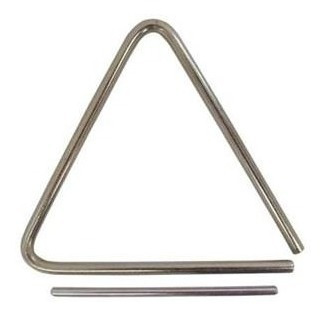 Triángulo Metálico De 18cm Con Golpeador Rex 18cm