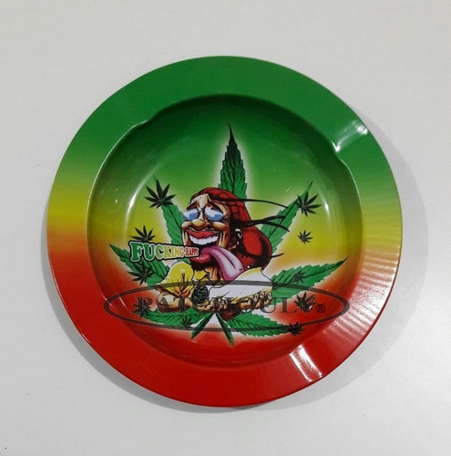 Imagen 3 de 5 de Cenicero Rastafari Jamaica Jamaiquino Reggae Jah Bob Marley