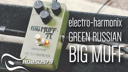 Pedal Electro Harmonix Green Russian Pi Big Muff C/ Nf-e Pedal Electro Harmonix Green Russian Pi Big Muff C/ Nf-e