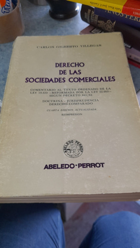 Derecho De Las Sociedades Comerciales Villegas C10