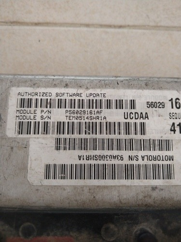 Computadora Automotriz Dodge Ram 2004 5.7 # 56029161af (Usado)