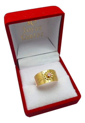 Sello Anillo Ancho Sirio Italiano Oro 18k  Piedra Ar1 Za1 A6