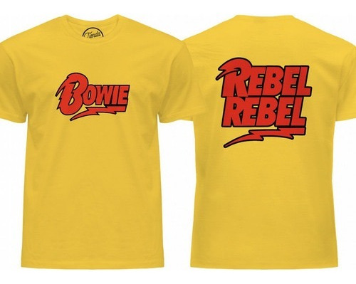 Playera David Bowie Rebel Rebel Aesthetic T-shirt