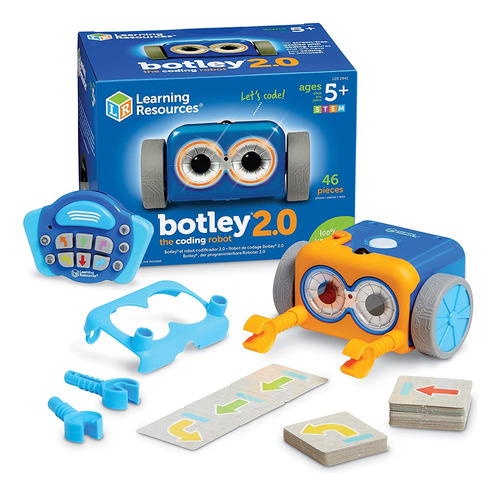 Coding Robot Learning Resources Botley 2.0, 46 Piezas, Más D