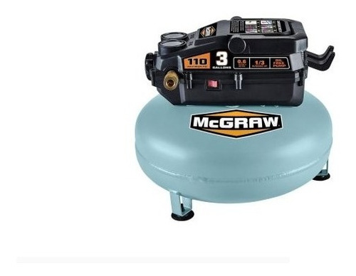 Compresor De Aire Mcgraw 3 Galones 110psi 1/3 Hp 120v