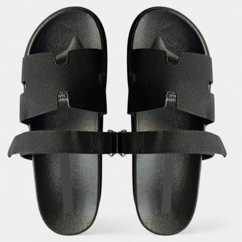Sandalias Mujer Planas Cómodas Bajas Negras Sin Plataforma