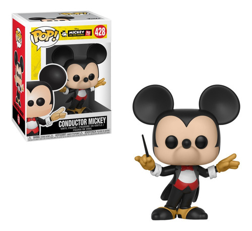 Funko Pop De Disney: Mickey 90 - Conductor De Mickey