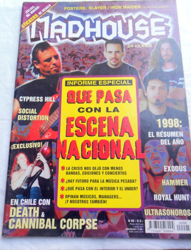 Madhouse 95 Cannibal Corpse Cypress Hill Social Distortion