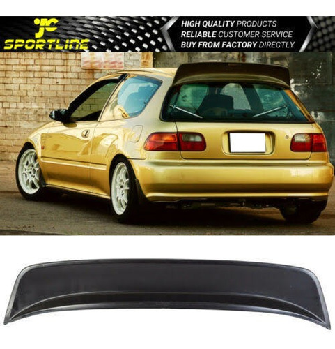 Aleron Estilo Bys Para Civic 92-95 Hatchback 