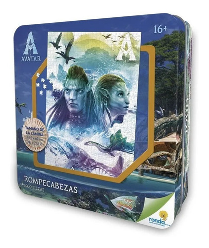 Rompecabezas 1000 Piezas Avatar Edición De Lujo En Lata