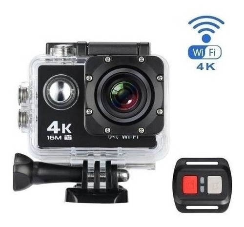 Camara Deportes 4k Hd Wifi Sumergible 30m + Kit Accesorios