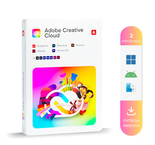 Adobe Creative Cloud (mac/win) Key. 2 User.