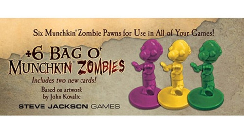 Munchkin +6 Bag O' Zombies - Exp. Jogo Steve Jackson Sjg