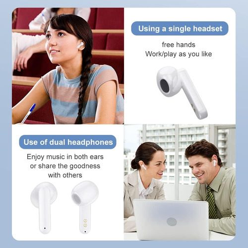 Auriculares Inalámbricos Bluetooth 5.2 Intrauditivos