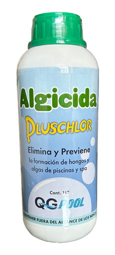 Alguicida Pluschlor 1 Litro Para Piscina