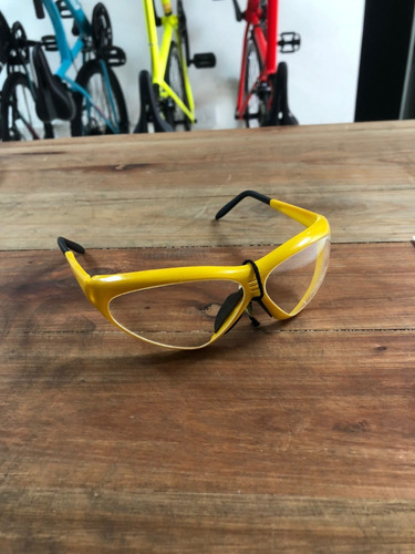 Imagen 2 de 2 de Lentes Gafas Ciclismo Armazón Amarillos Transparentes Oferta