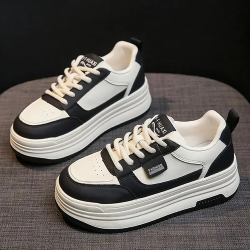Zapatillas De Deporte Con Cuña Para Mujer Zapatos Con Plataf