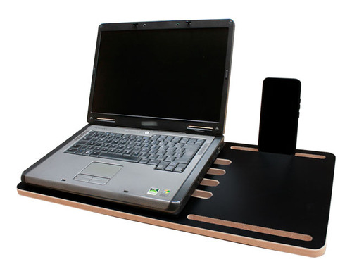 Bandeja De Colo Base Ergonômica Para Notebook E Celular