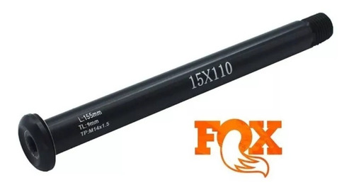Eje Pasante Fox 15mm Delantero Horquillas Fox Boost 15x110mm