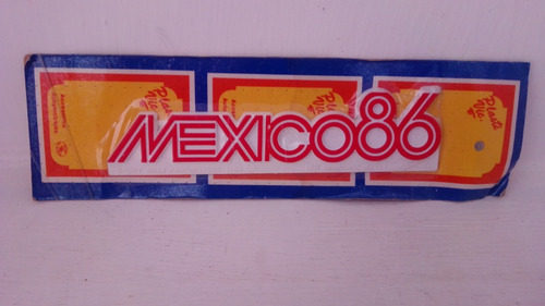 Placa Mundial México 86 Sport Billy 1984 En Blister 15cm 