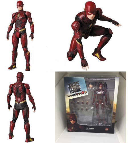 Mafex 058 Dc Comics Justice League The Flash Juguete Figura