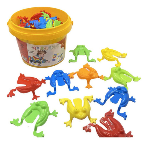 Juguetes Naughty Press Bounce Para Niños Frog Jumping