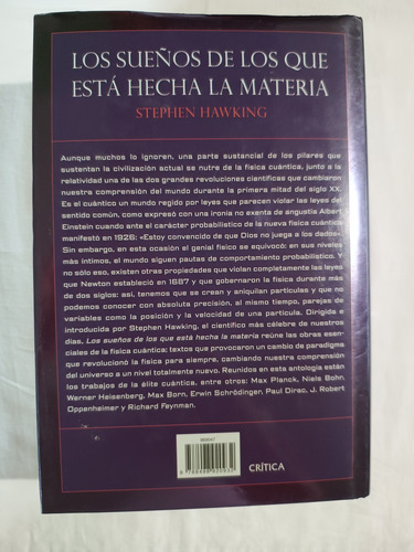Libro Los Sueños De Los Que Está Hecha La Materia Stephen Ha (Usado)