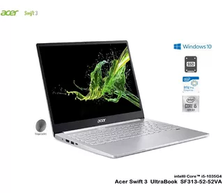 Laptop Acer Swift-3 Core I5-10210u 8gb 512gb 13.5ips Qhd W10