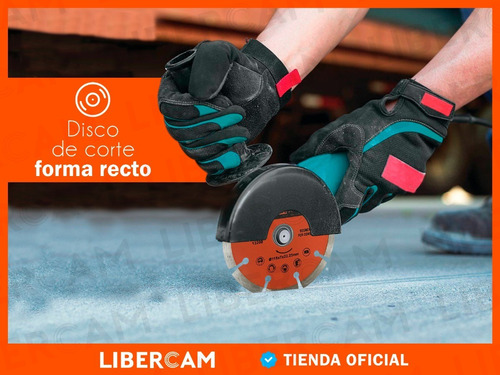 Imagen 5 de 10 de Disco Diamantado Para Amoladora Angular 115mm Segmentado