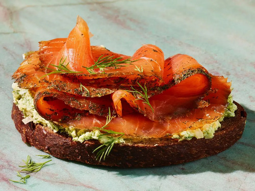Gravlax Filete De Salmón Patagónico Ahumado 100% Natural