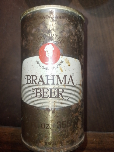 Antigua Lata De Cerveza  * Brahma Beer ** Años 80