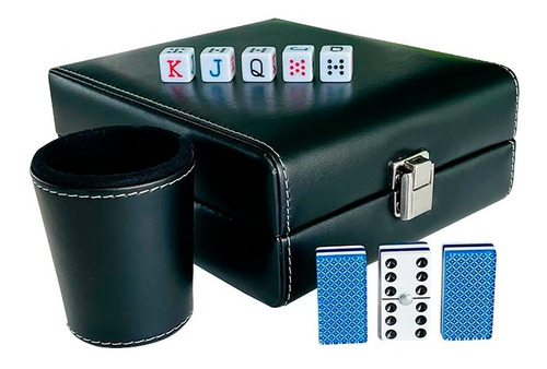 Casino Domino Rombos Azul