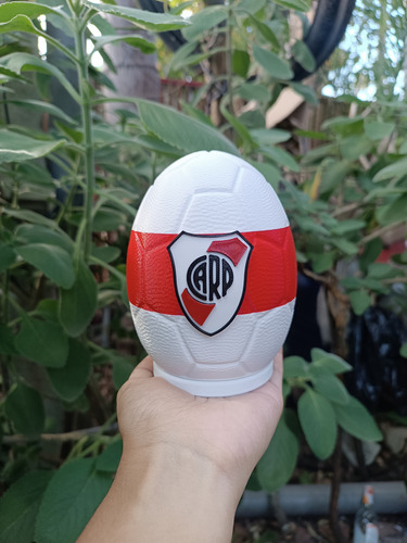 Huevo De Pascua Alcancía River Plate Equipo De Fútbol 3d