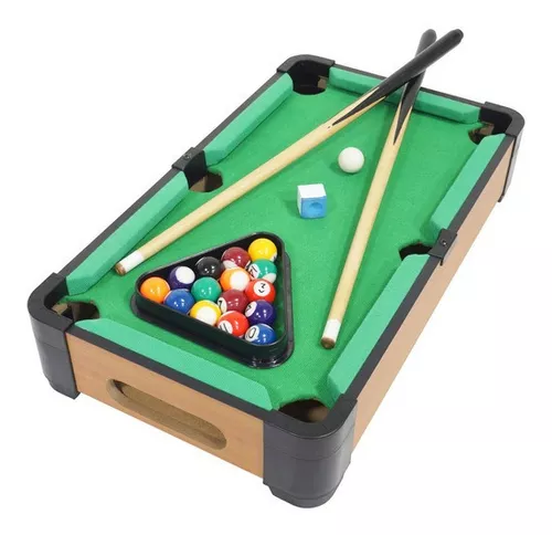 Mini Mesa De Sinuca Bilhar Snooker Portatil Jogo Brinquedo