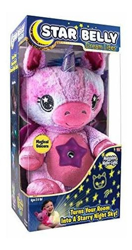 Peluche Star Belly Rosa Dream Lites, Peluche Luz Nocturna, 