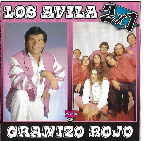 Los Avila Y Granizo Rojo Album 2x1 Sello Magenta Cd 