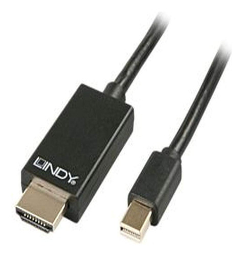 Lindy 4k Para Mini Displayport Cable Adaptador Hdmi 3.3 Ft 1