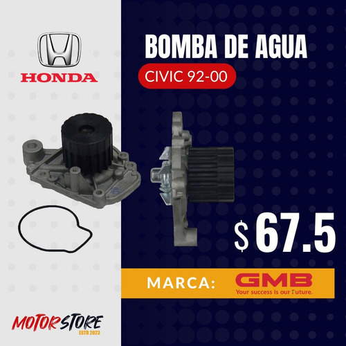 Bomba De Agua Honda Civic 00-92 D16y9