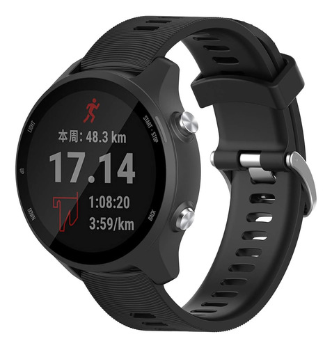 Correa De Silicona Para Garmin Forerunner 245 645 Venu Sq